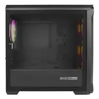 GENESIS Irid 503 ARGB Micro Torre Negro, Transparente