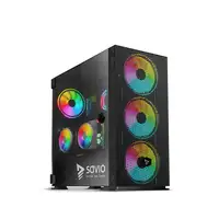 Savio SAVGC-RAPTORX1 carcasa de ordenador Midi Tower Negro