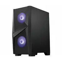 MSI MAG Forge 100M Midi Tower Negro, Transparente