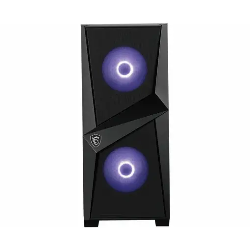 MSI MAG Forge 100M Midi Tower Negro, Transparente