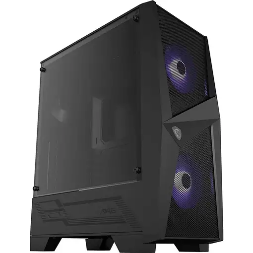 MSI MAG Forge 100M Midi Tower Negro, Transparente