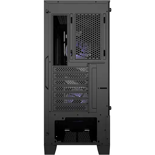 MSI MAG Forge 100M Midi Tower Negro, Transparente