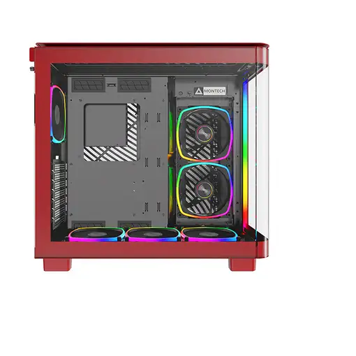 Montech KING 95 PRO Midi Tower Rojo