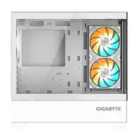GIGABYTE C201 PANORAMIC ICE Caja para PC – Torre media, m-ATX, compatible con radi