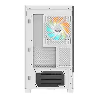 GIGABYTE C201 PANORAMIC ICE Caja para PC – Torre media, m-ATX, compatible con radi