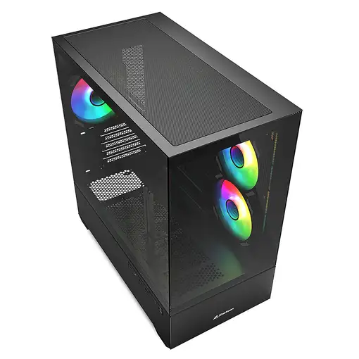 Sharkoon MK6 RGB Midi Tower Blanco