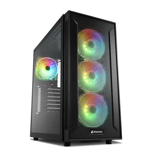 Sharkoon TG6M RGB Torre Negro