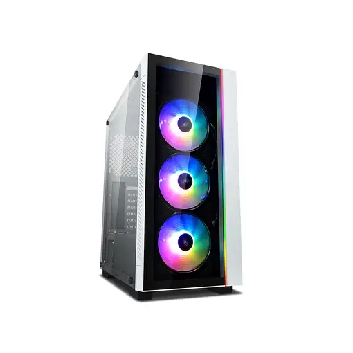 DeepCool Matrexx 55 V3 ADD-RGB WH 3F Midi Tower Negro, Blanco