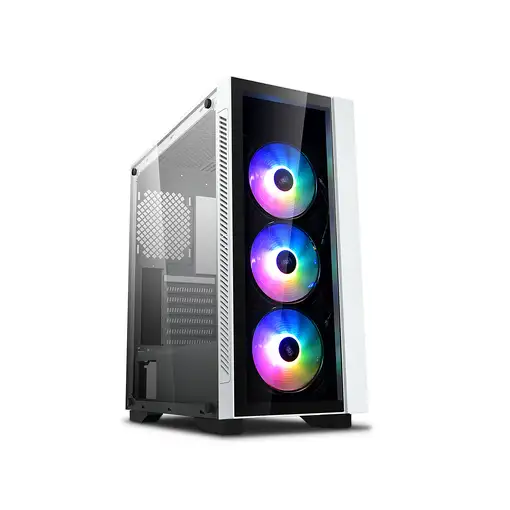 DeepCool Matrexx 55 V3 ADD-RGB WH 3F Midi Tower Negro, Blanco