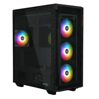 XPG BATTLECRUISER II ST Midi Tower Negro