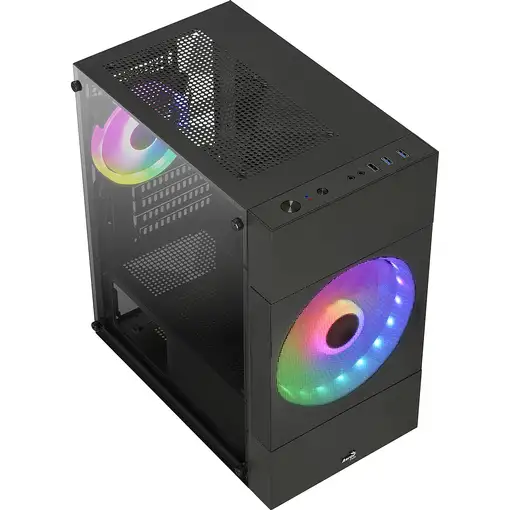 Aerocool Atomic Lite Mini Tower Negro