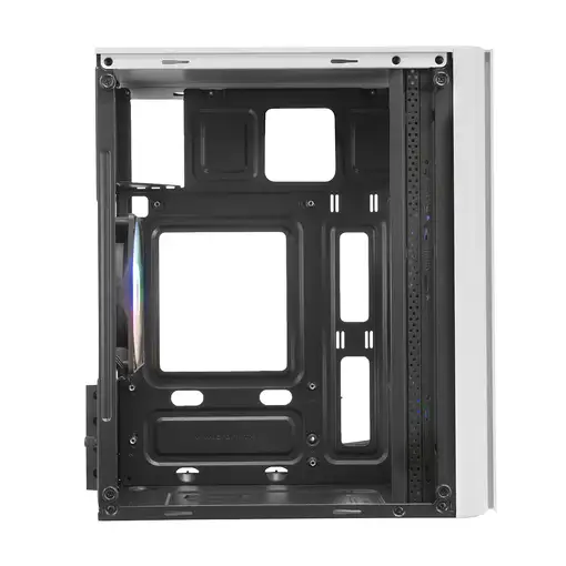 Mars Gaming MC300W Blanco, Caja PC Micro ATX, Cristal Templado, Frontal MESH, 3xVe