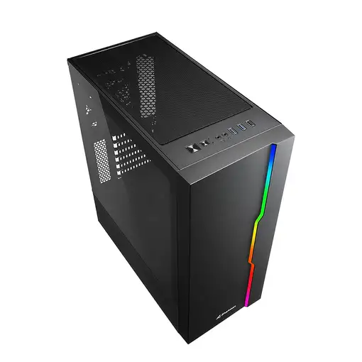 Sharkoon RGB Slider Midi Tower Negro