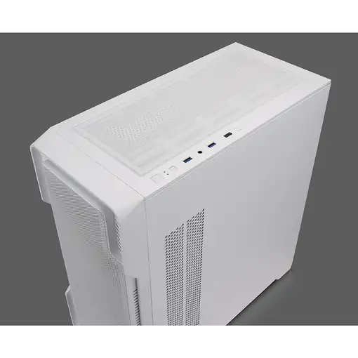 Nanoxia DS-9ARGB-W carcasa de ordenador Midi Tower Blanco