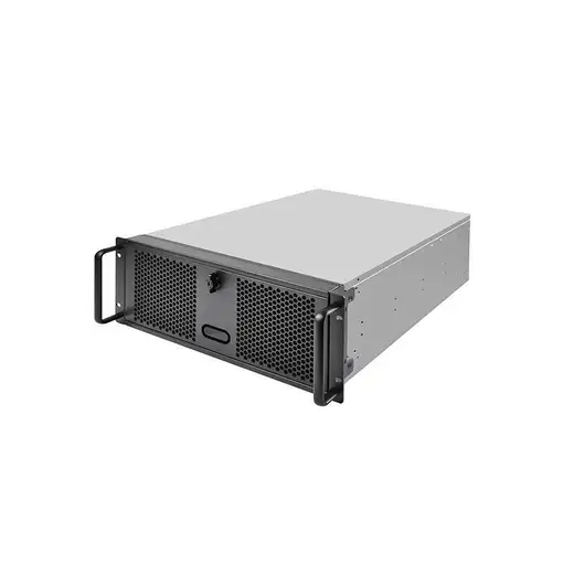 Silverstone RM400 Estante Negro, Gris