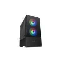 Mars Gaming MCZ, Caja PC Compacta Premium, MicroATX, Panel + Frontal Mesh, Negro