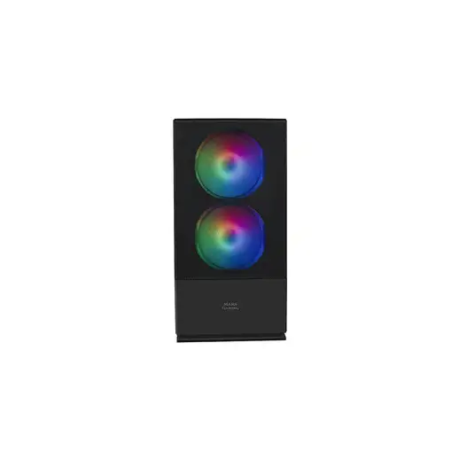 Mars Gaming MCZ, Caja PC Compacta Premium, MicroATX, Panel + Frontal Mesh, Negro