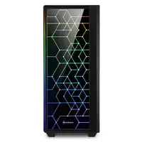 Sharkoon RGB LIT 100 Midi Tower Negro