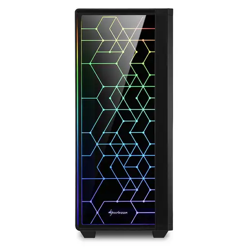 Sharkoon RGB LIT 100 Midi Tower Negro