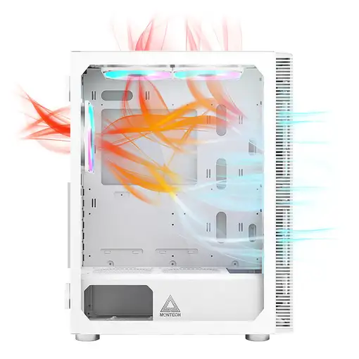 Montech X3 GLASS Midi Tower Blanco