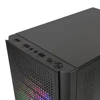 Mars Gaming MC300 Negro, Caja PC Micro ATX, Cristal Templado, Frontal MESH, 3xVent