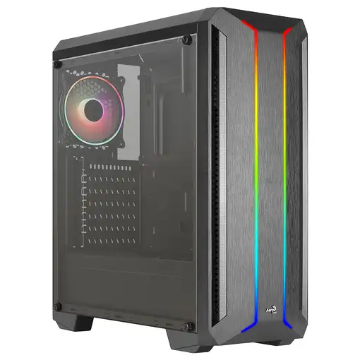 Aerocool SKYLINEV2BK Caja PC ATX Panel Frontal Doble LED ARGB Ventilador ARGB 12cm