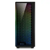Sharkoon RGB LIT 200 Midi Tower Negro