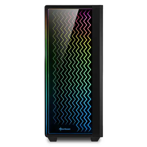 Sharkoon RGB LIT 200 Midi Tower Negro