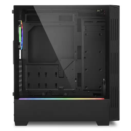 Sharkoon RGB LIT 200 Midi Tower Negro