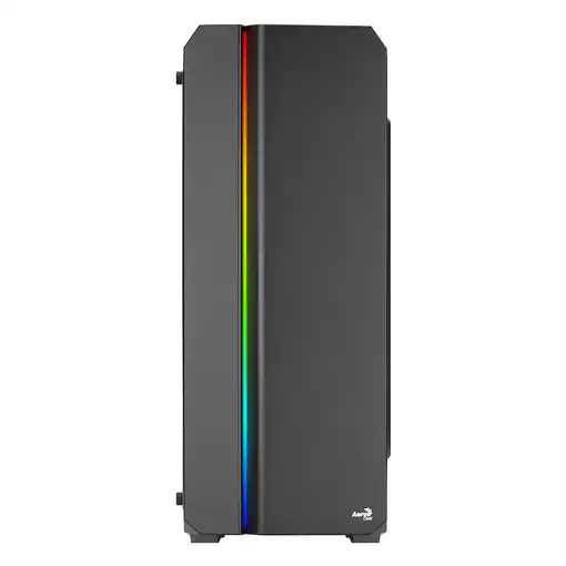 Aerocool GENESISV2BK Caja PC ATX Panel Frontal LED ARGB Ventilador ARGB 12cm Negro