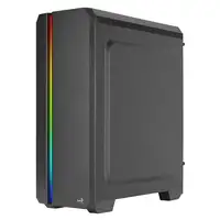Aerocool GENESISV2BK Caja PC ATX Panel Frontal LED ARGB Ventilador ARGB 12cm Negro