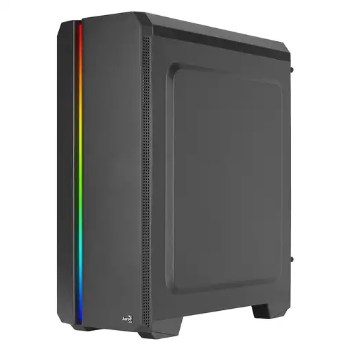 Aerocool GENESISV2BK Caja PC ATX Panel Frontal LED ARGB Ventilador ARGB 12cm Negro