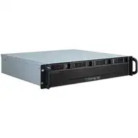 Inter-Tech IPC 2U-2404S Estante Negro, Plata