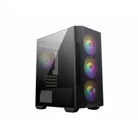 MSI MAG Forge M100R Midi Tower Negro, Transparente
