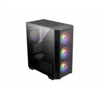 MSI MAG Forge M100R Midi Tower Negro, Transparente