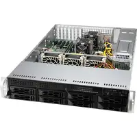 Supermicro CSE-LA25TQC-R609LP carcasa de ordenador Estante Negro 600 W