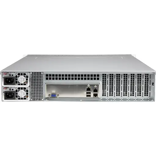 Supermicro CSE-LA25TQC-R609LP carcasa de ordenador Estante Negro 600 W