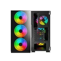 Savio PC Case Prime X1 ARGB Glass Black Midi Tower Negro