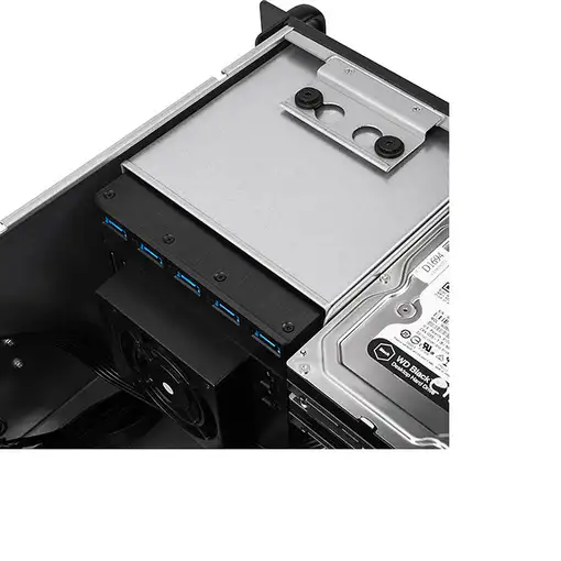 Silverstone RM41-H08 Estante Negro