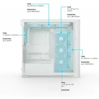 Valkyrie VK02 Lite White Midi Tower Blanco