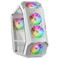 Mars Gaming MC51W, Caja PC Gaming ATX, Doble Cristal Templado, 5x Ventilador RGB 1