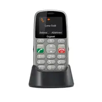 Gigaset GL390 5,59 cm (2.2") 88 g Gris Teléfono para personas mayores