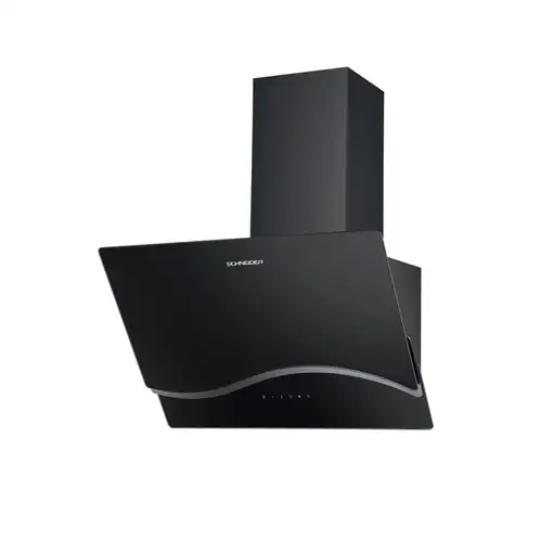 SCHNEIDER Campana extractora, 60cm, 594 m³/h, 3 velocidades, Negro SCHDA660EBV