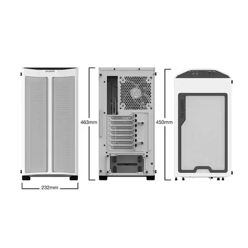 be quiet! Pure Base 500DX Midi Tower Blanco