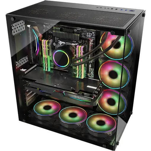 Inter-Tech C-701 Panorama Full Tower Negro