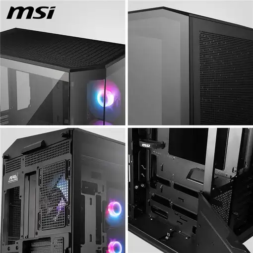 MSI MAG Pano 100R PZ Midi Tower Negro