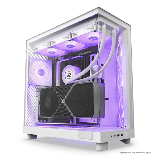 NZXT H6 Flow RGB Midi Tower Blanco