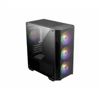 MSI MAG Forge M100A Micro Torre Negro, Transparente