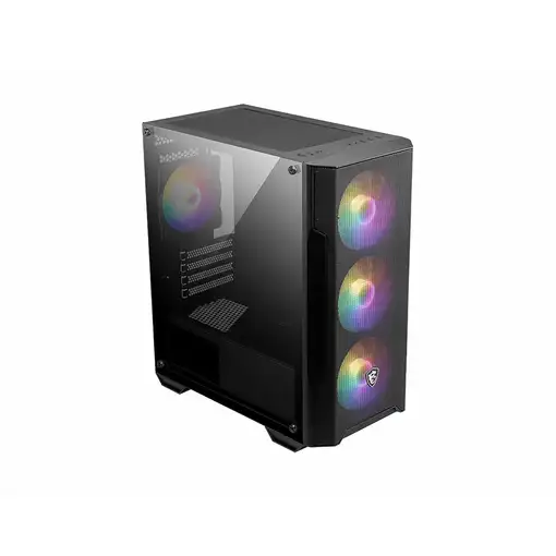 MSI MAG Forge M100A Micro Torre Negro, Transparente