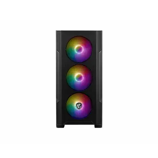 MSI MAG Forge M100A Micro Torre Negro, Transparente